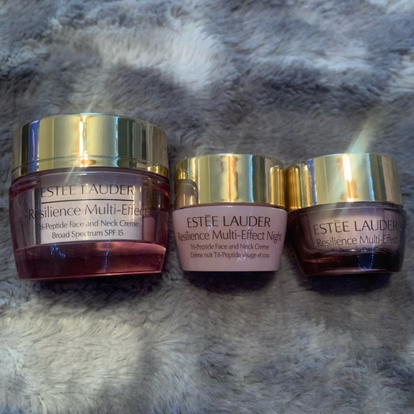 Estee Lauder Resilience Multi-Effect mini trio with day, night, and eye cream - Picture 1 of 5